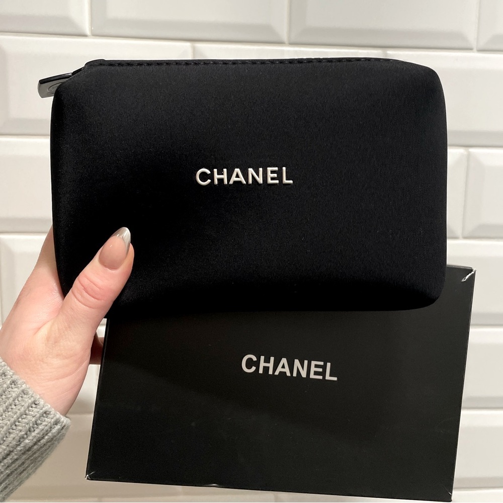 CHANEL , neoprene pouch